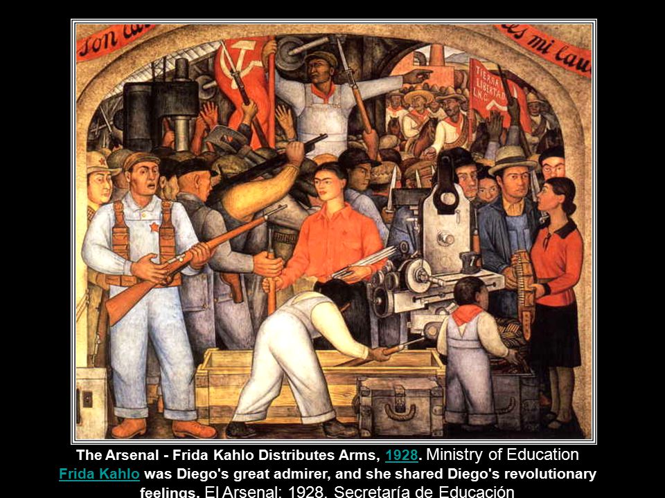The Arsenal - Frida Kahlo Distributes Arms, Ministry of Education