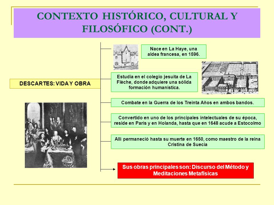 CONTEXTO HISTÓRICO, CULTURAL Y FILOSÓFICO (CONT.)