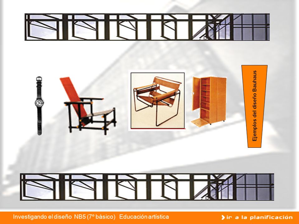 Ejemplos del diseño Bauhaus