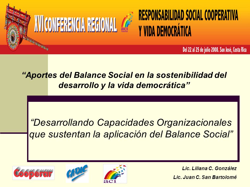 Aportes del Balance Social en la sostenibilidad del desarrollo y la vida democrática