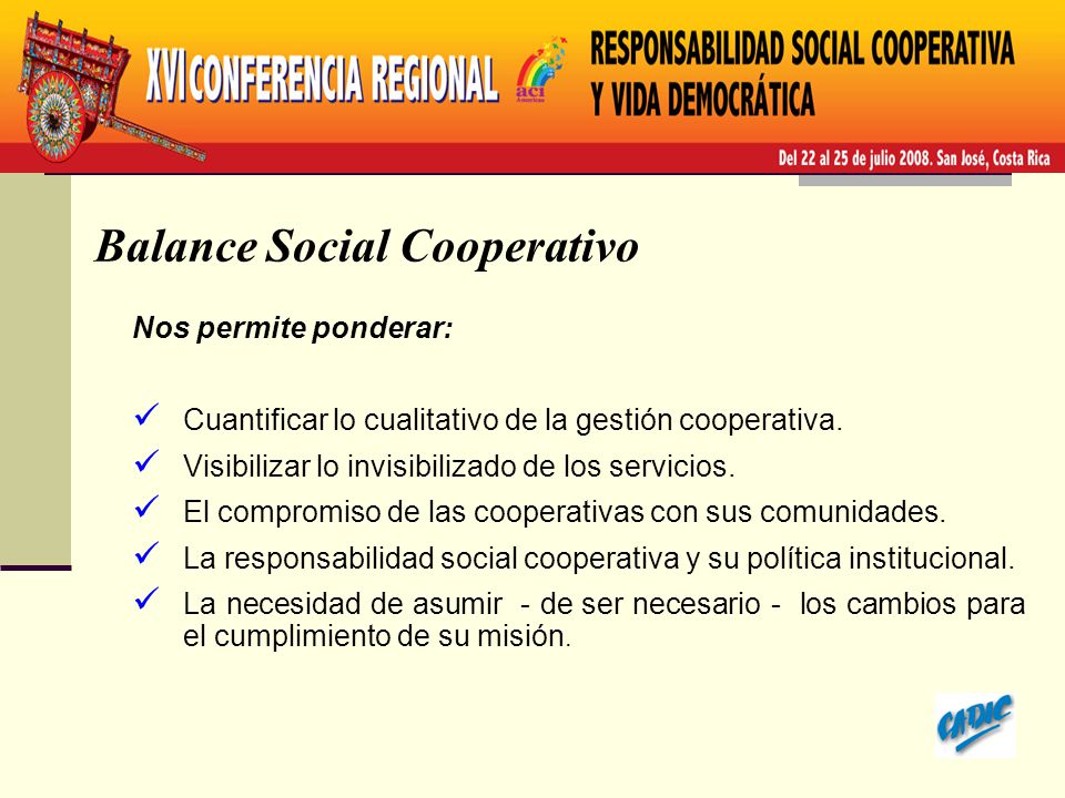 Balance Social Cooperativo