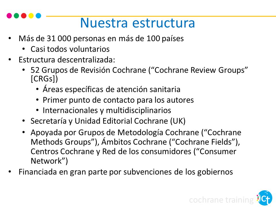 Nuestra estructura Más de personas en más de 100 países