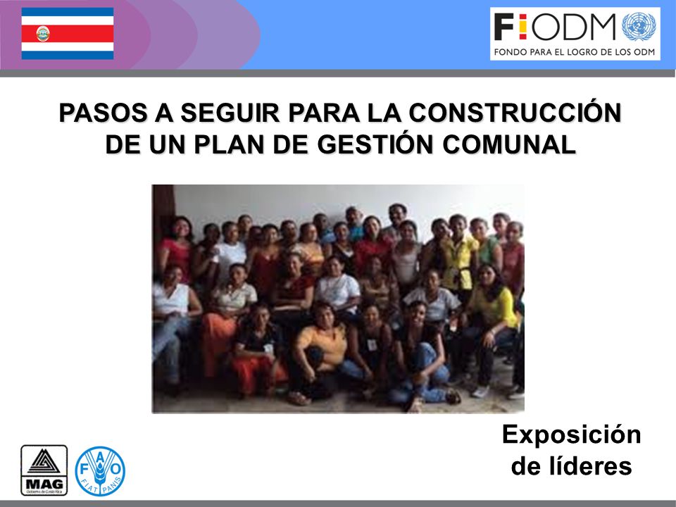 PASOS A SEGUIR PARA LA CONSTRUCCIÓN DE UN PLAN DE GESTIÓN COMUNAL