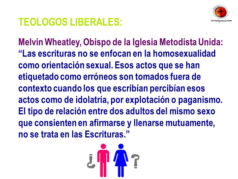 TEOLOGOS LIBERALES: Melvin Wheatley, Obispo de la Iglesia Metodista Unida: