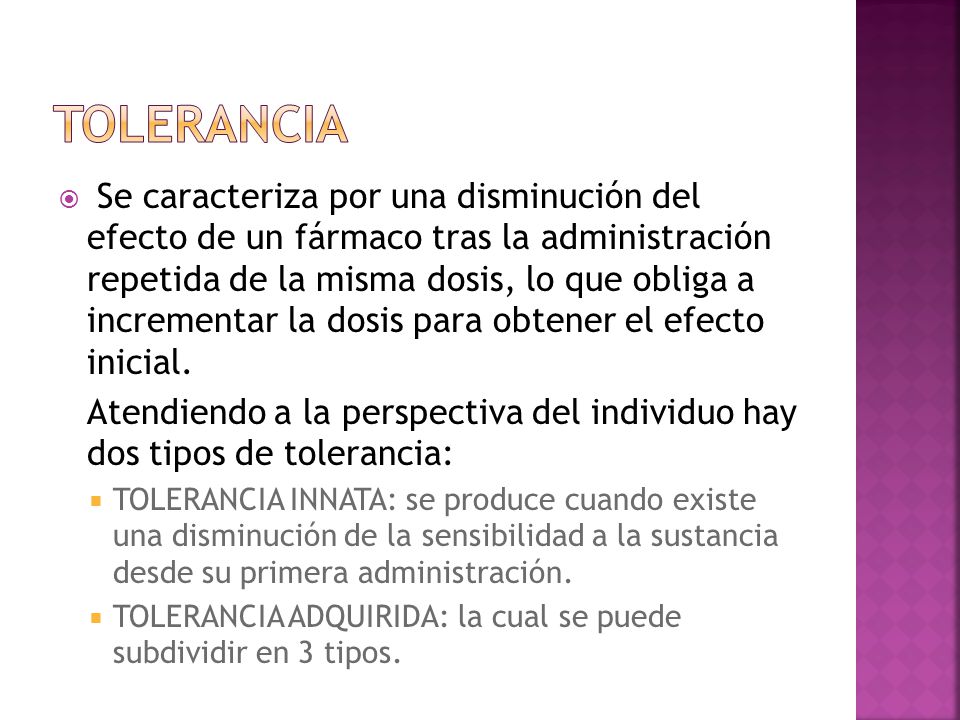 TOLERANCIA