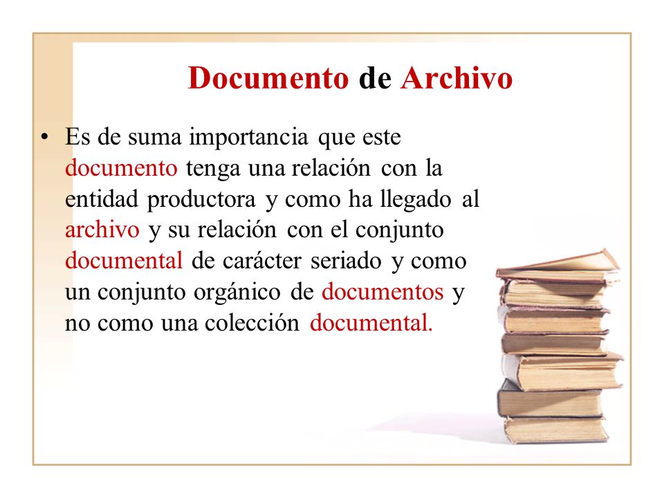 Documento de Archivo
