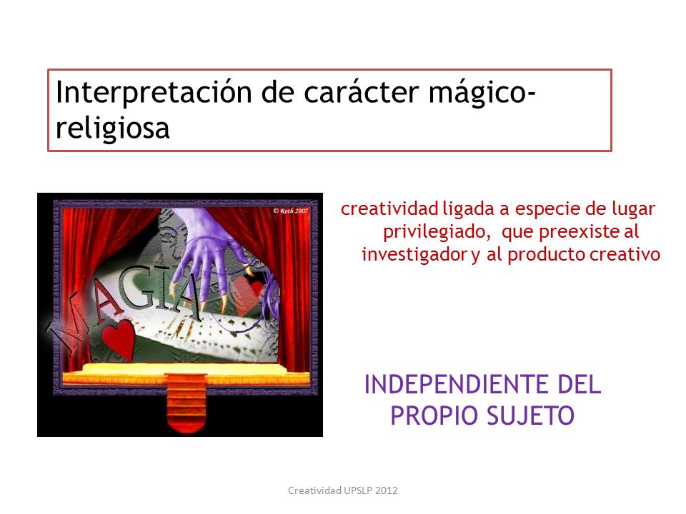 INDEPENDIENTE DEL PROPIO SUJETO