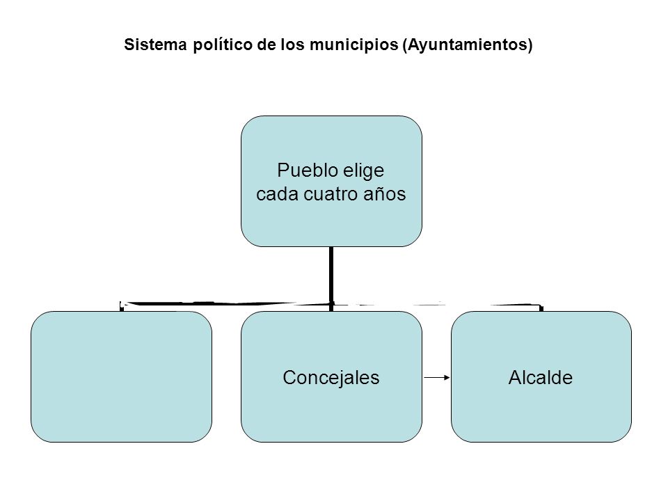 Sistema político de los municipios (Ayuntamientos)