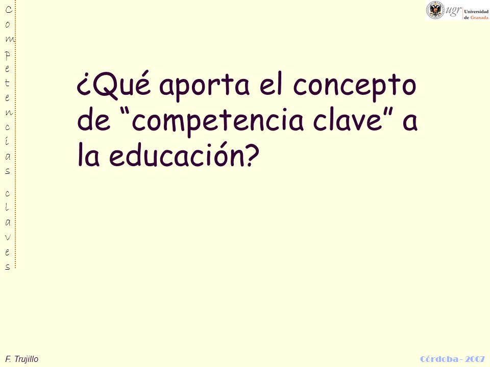 ¿Qué aporta el concepto de competencia clave a la educación