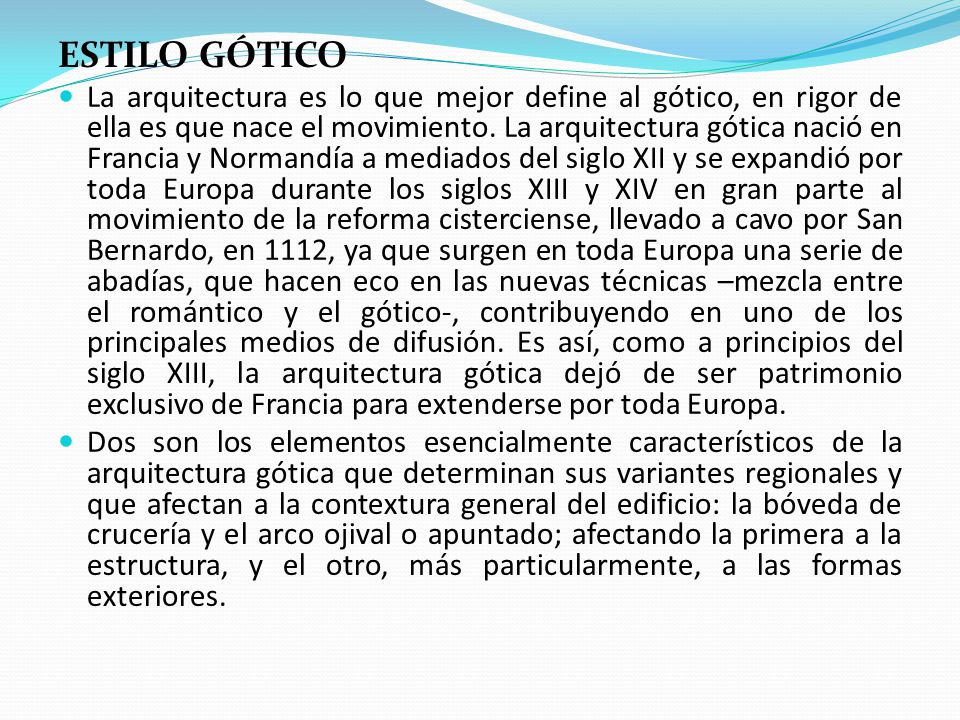 Estilo gótico