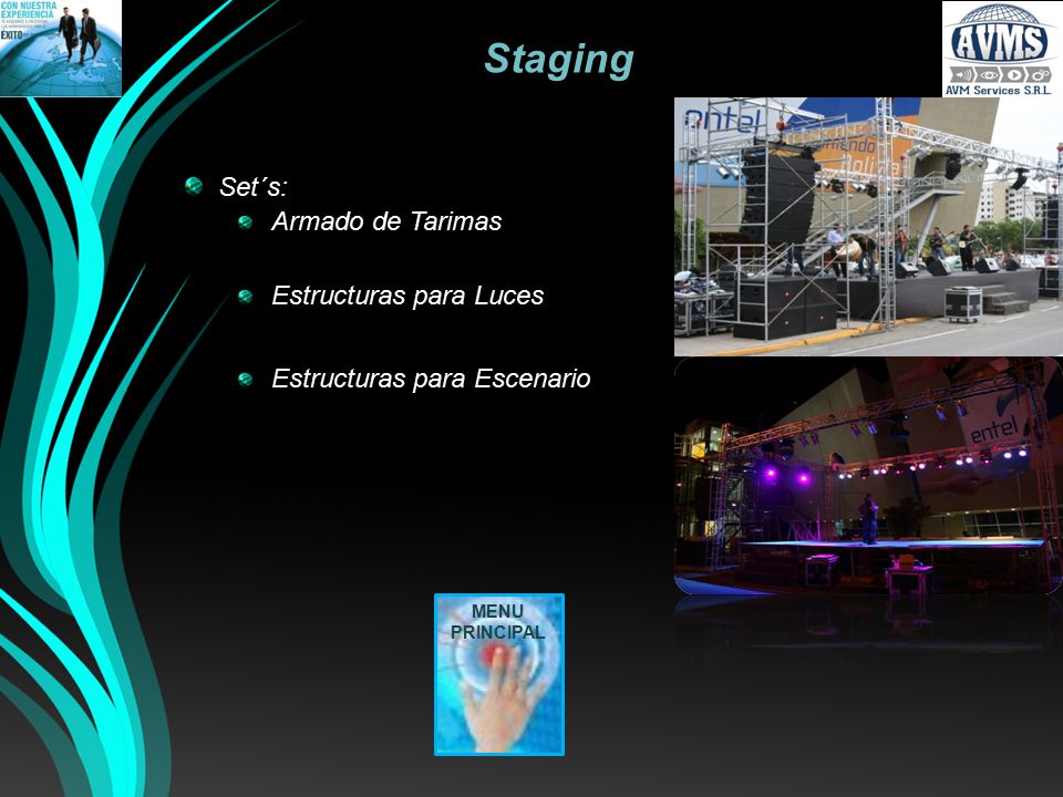 Staging Set´s: Armado de Tarimas Estructuras para Luces