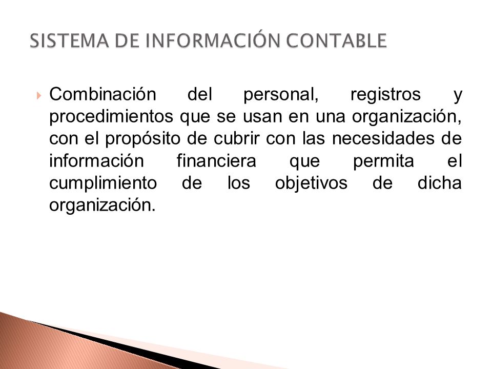 SISTEMA DE INFORMACIÓN CONTABLE