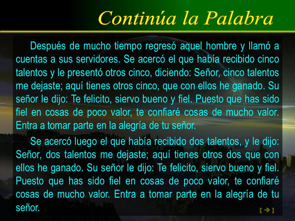 Continúa la Palabra