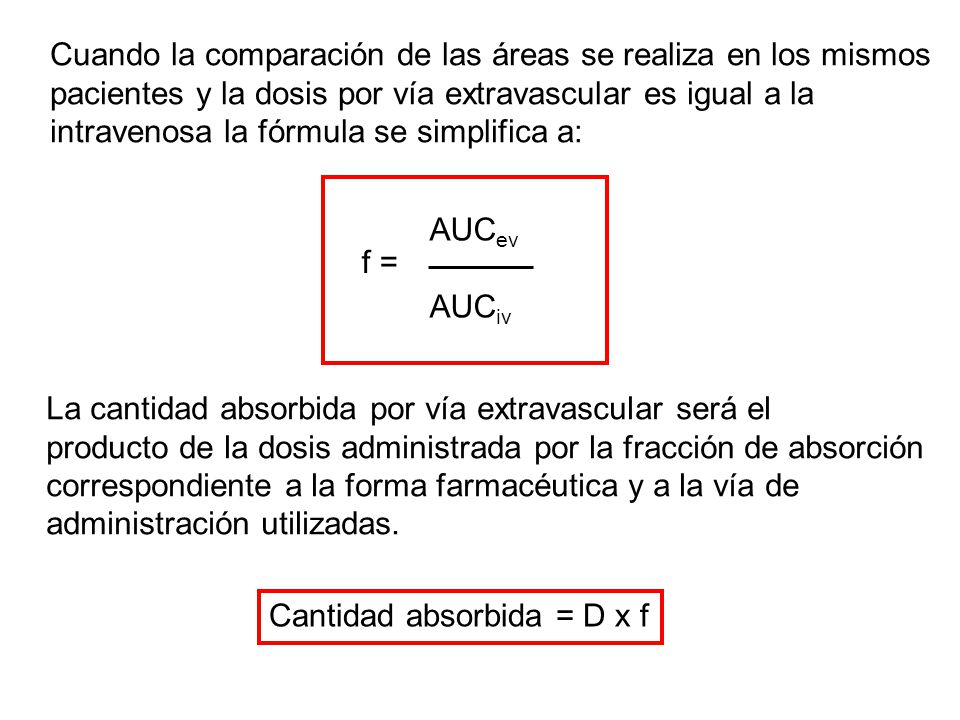 Cuando la comparación de las áreas se realiza en los mismos