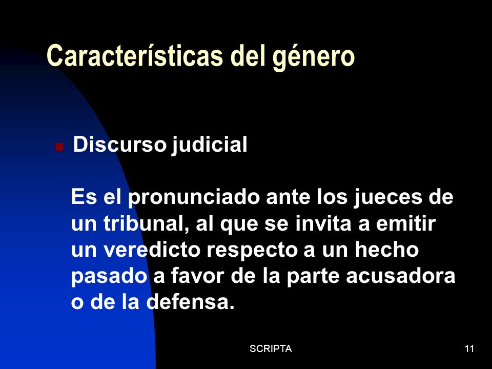 Características del género