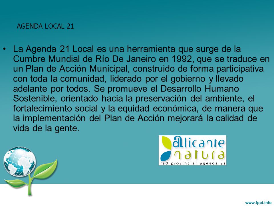 AGENDA LOCAL 21