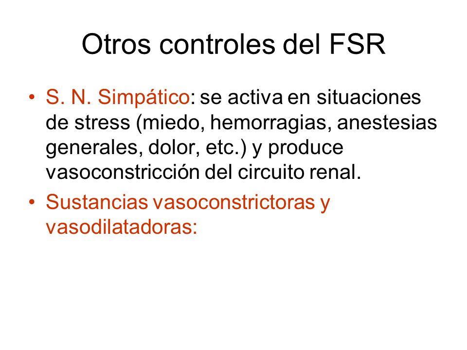 Otros controles del FSR
