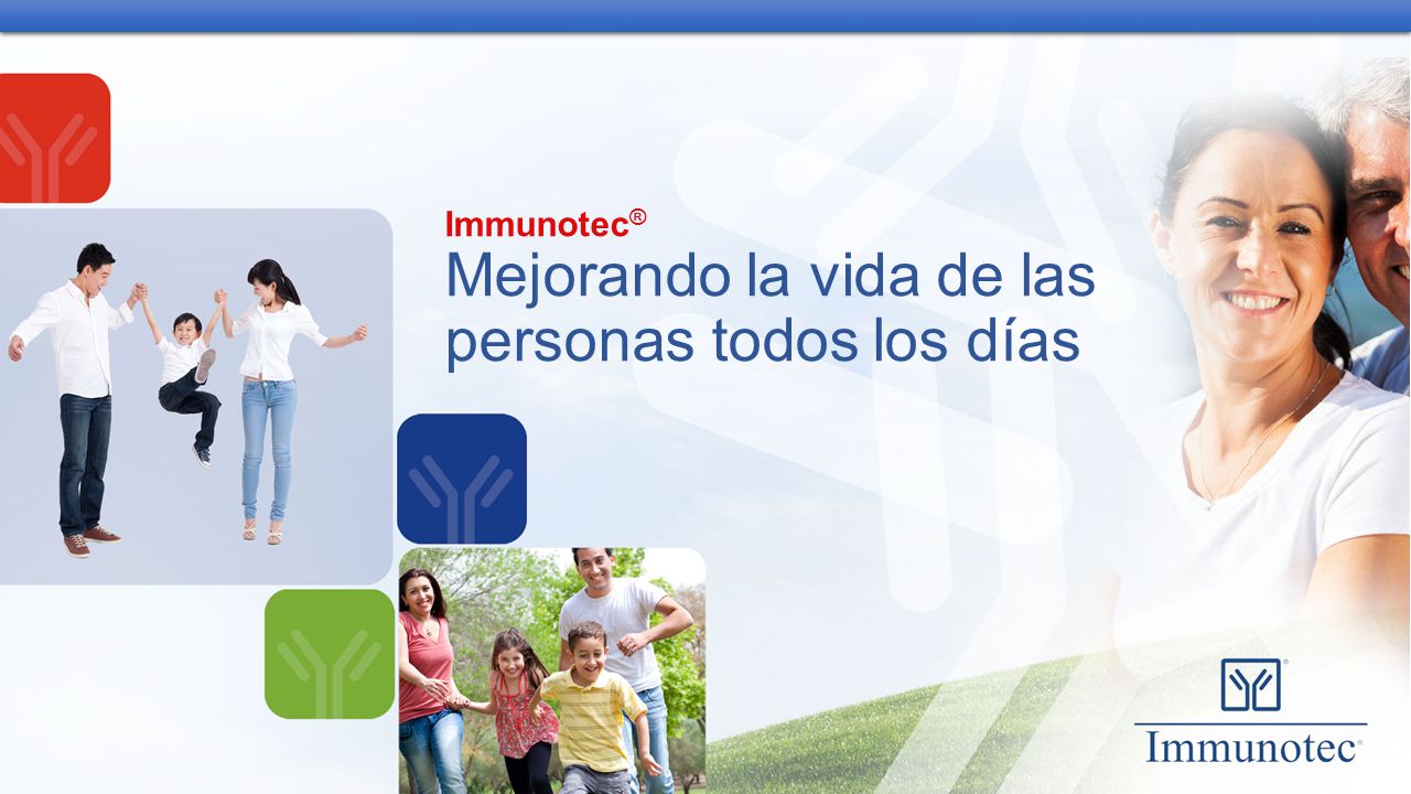 Immunotec® Mejorando la vida de las personas todos los días