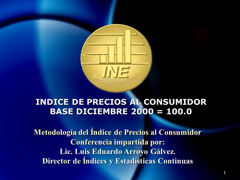 INDICE DE PRECIOS AL CONSUMIDOR BASE DICIEMBRE 2000 = 100.0