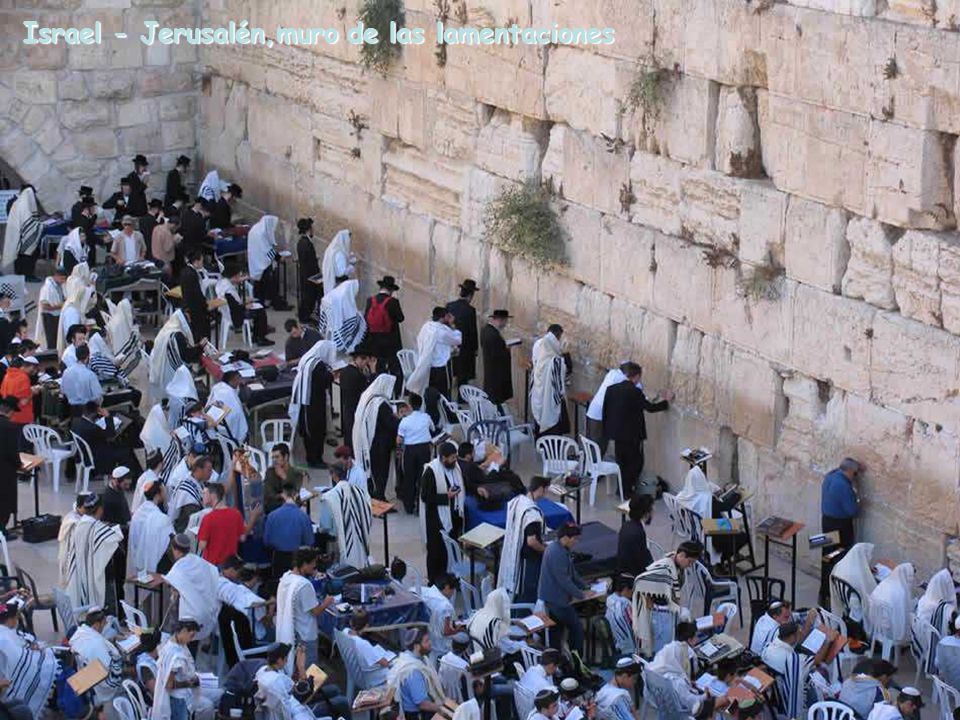 Israel - Jerusalén,muro de las lamentaciones