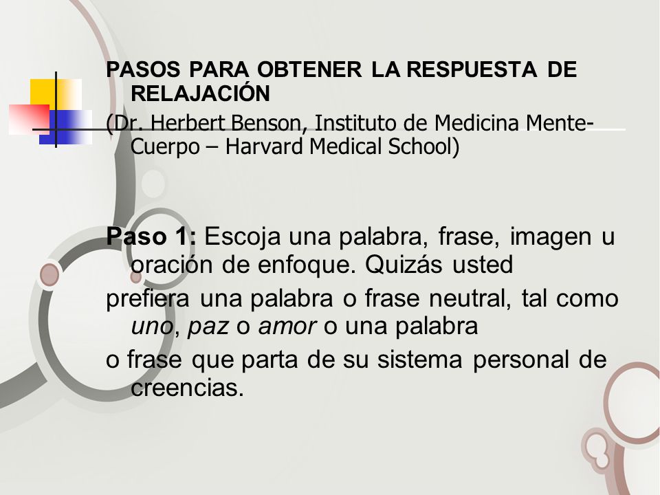 o frase que parta de su sistema personal de creencias.