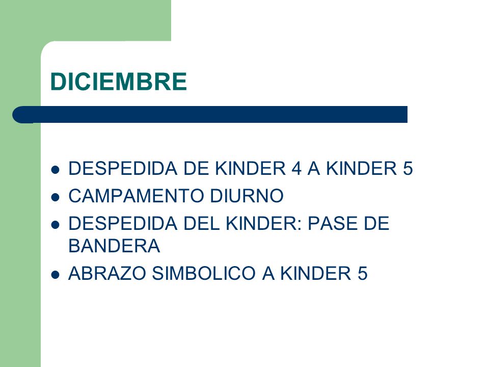 DICIEMBRE DESPEDIDA DE KINDER 4 A KINDER 5 CAMPAMENTO DIURNO