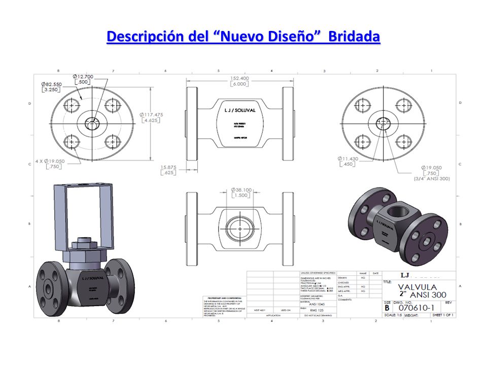 Descripción del Nuevo Diseño Bridada