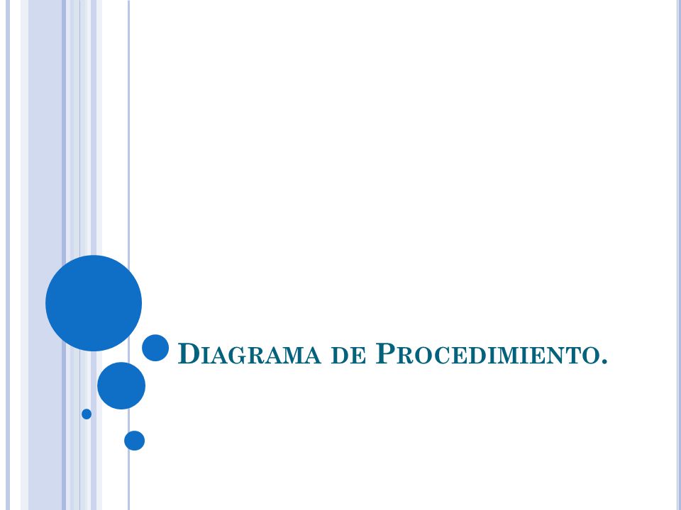 Diagrama de Procedimiento.