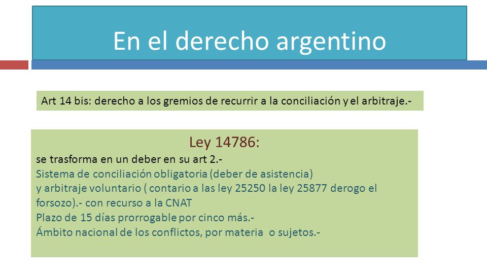 En el derecho argentino