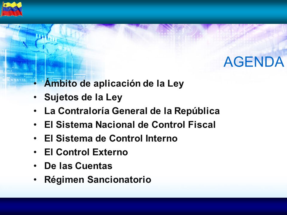 AGENDA Ámbito de aplicación de la Ley Sujetos de la Ley