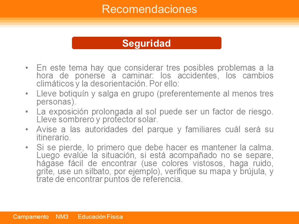 Recomendaciones Seguridad