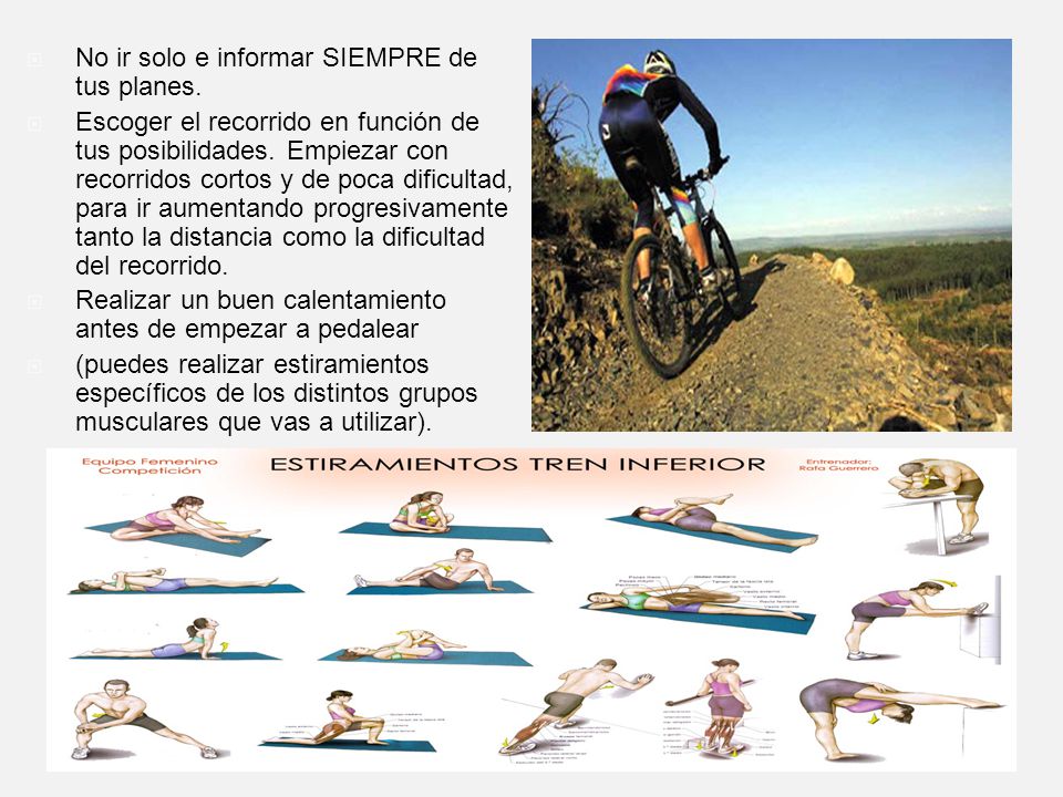 No ir solo e informar SIEMPRE de tus planes.