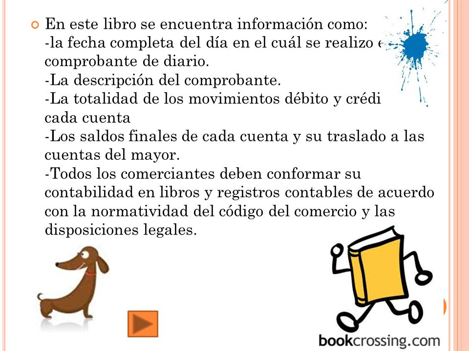 En este libro se encuentra información como: -la fecha completa del día en el cuál se realizo el comprobante de diario.