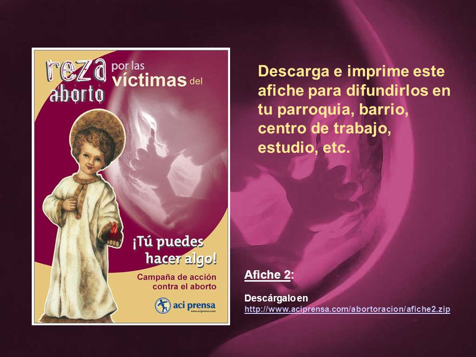 Descarga e imprime este afiche para difundirlos en tu parroquia, barrio, centro de trabajo, estudio, etc.