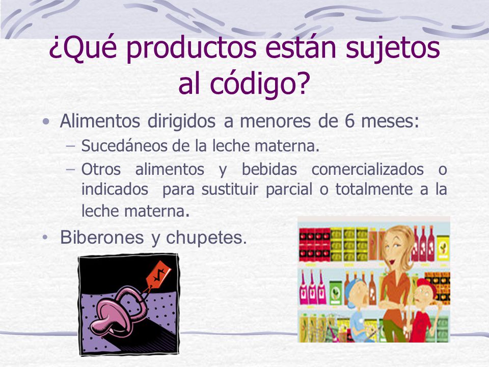 ¿Qué productos están sujetos al código