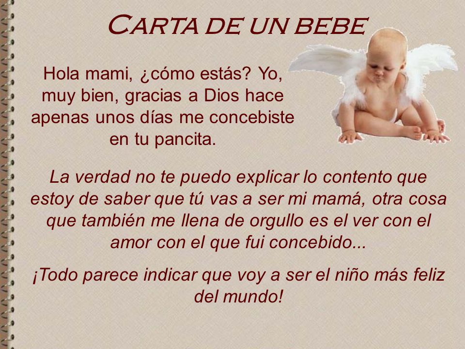 ¡Todo parece indicar que voy a ser el niño más feliz del mundo!