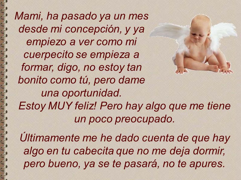 Estoy MUY feliz! Pero hay algo que me tiene un poco preocupado.