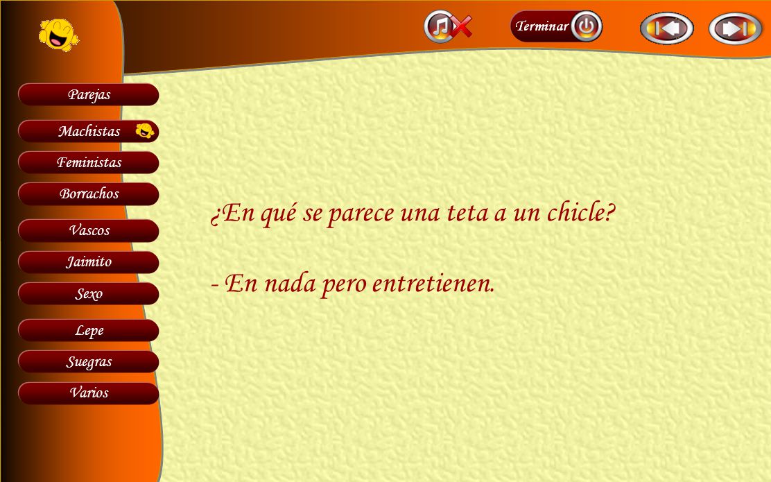 ¿En qué se parece una teta a un chicle - En nada pero entretienen.