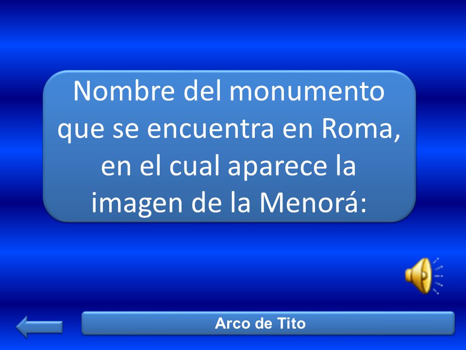 Nombre del monumento que se encuentra en Roma, en el cual aparece la imagen de la Menorá: