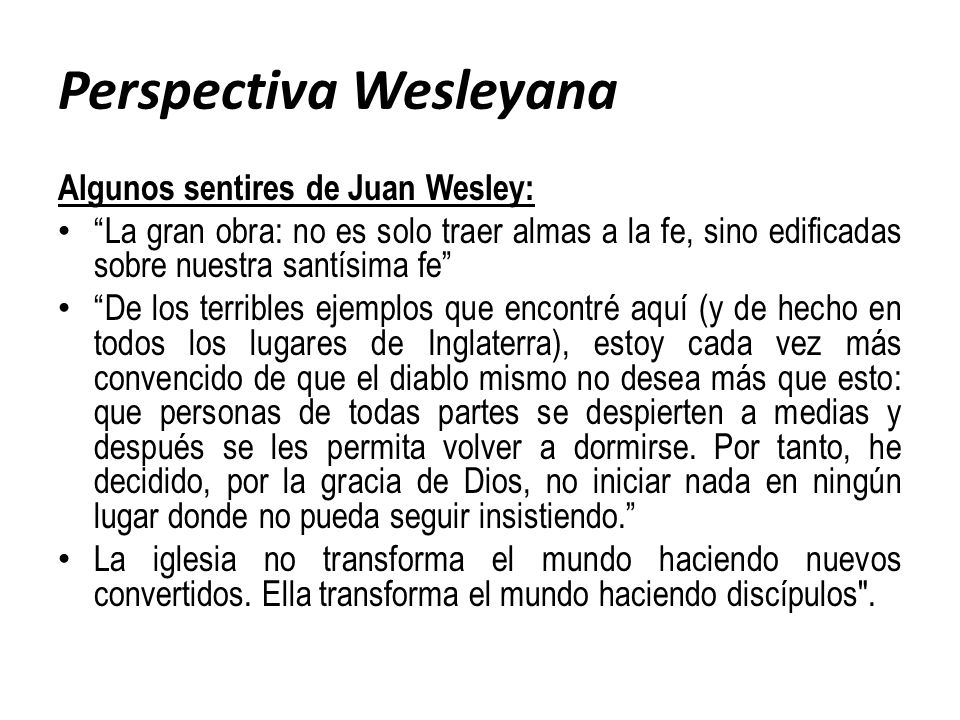Perspectiva Wesleyana