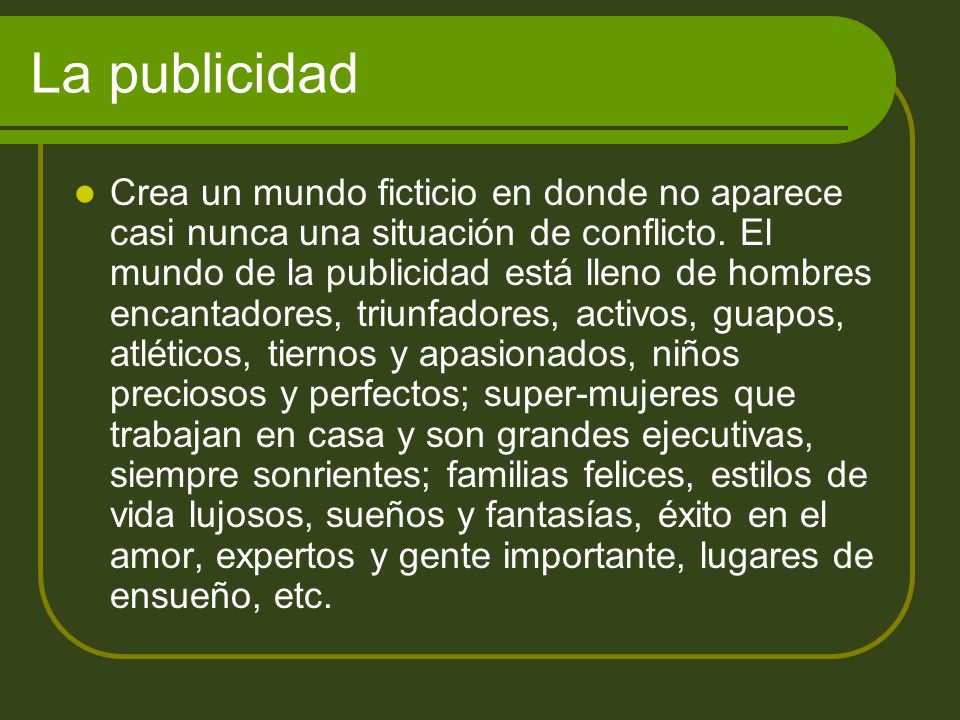 La publicidad