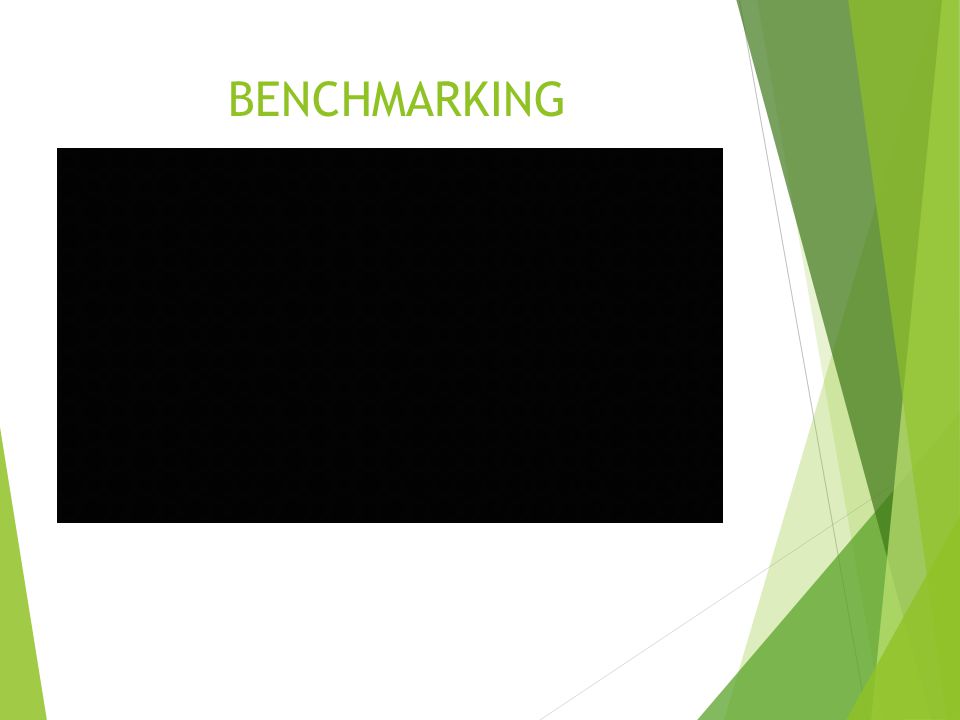 BENCHMARKING para obtener una mejor calidad y una mayor productividad, enseñando a las organizaciones una.