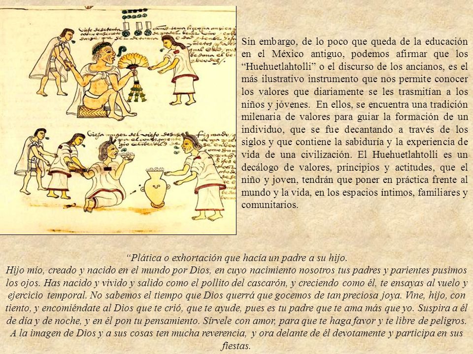 Plática o exhortación que hacía un padre a su hijo.