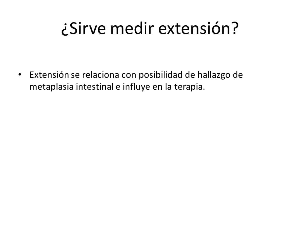 ¿Sirve medir extensión