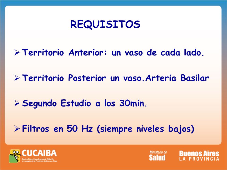 REQUISITOS Territorio Anterior: un vaso de cada lado.