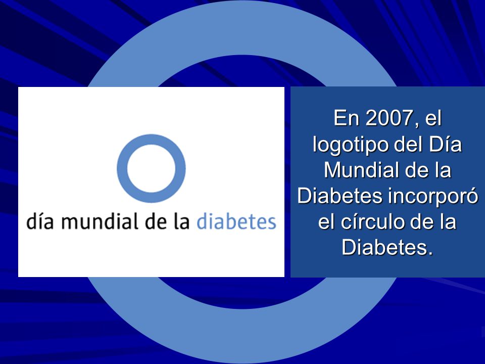 En 2007, el logotipo del Día Mundial de la Diabetes incorporó el círculo de la Diabetes.
