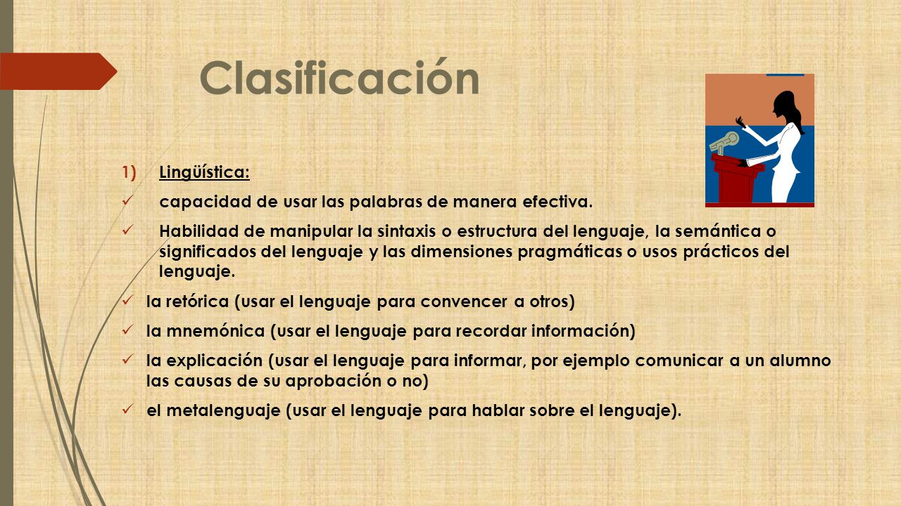 Clasificación Lingüística: