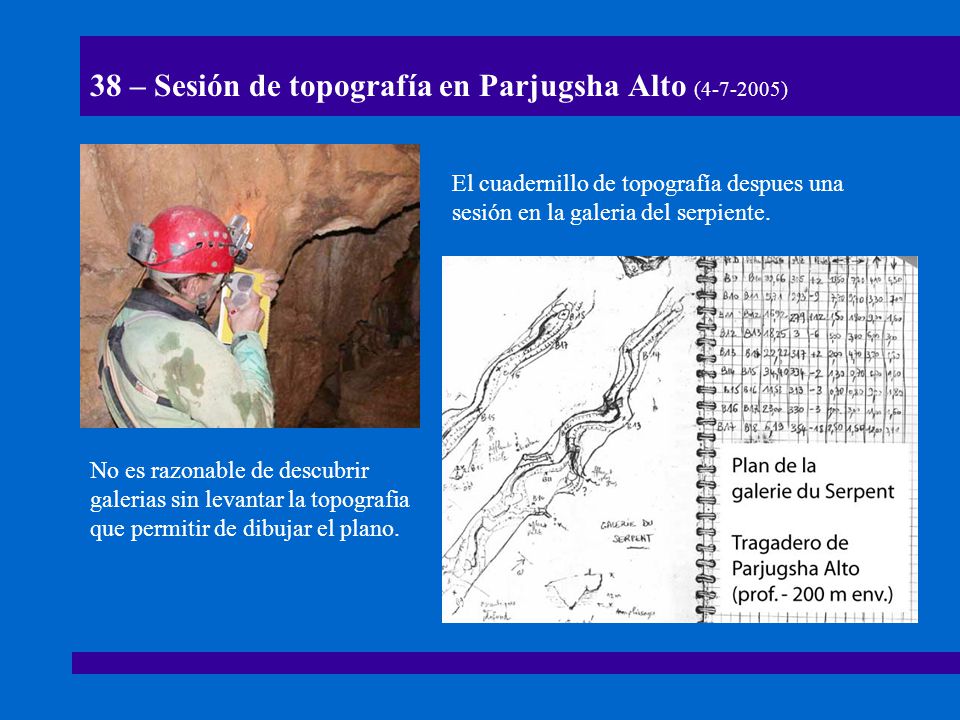 38 – Sesión de topografía en Parjugsha Alto ( )