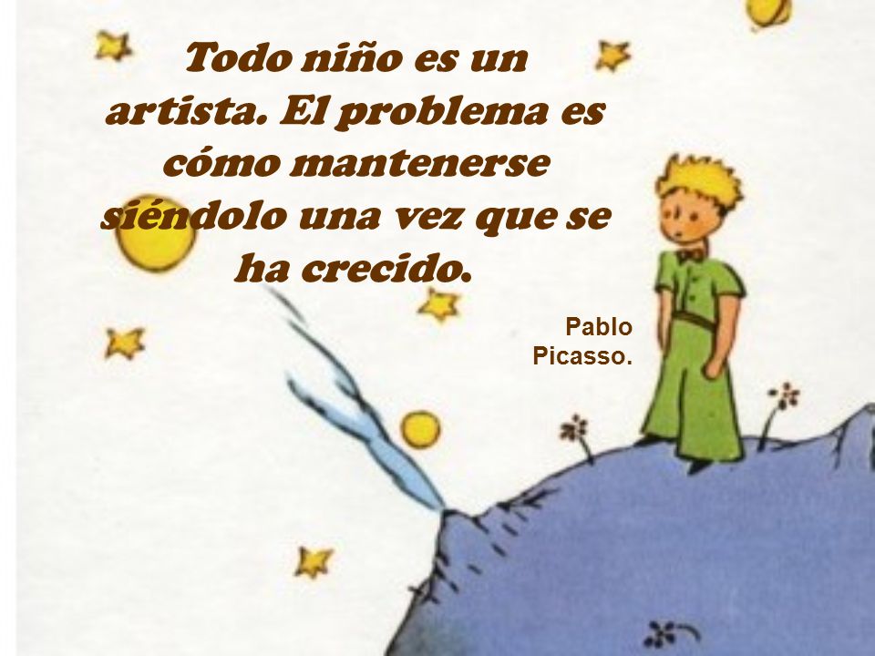 Todo niño es un artista. El problema es cómo mantenerse siéndolo una vez que se ha crecido.