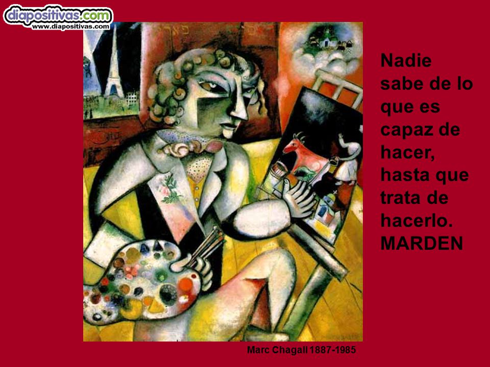 Nadie sabe de lo que es capaz de hacer, hasta que trata de hacerlo